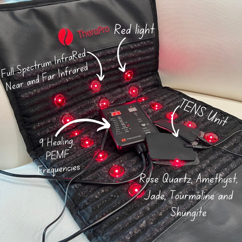 Therasage TheraPro Large PEMF + Infrared Red + Light Pad