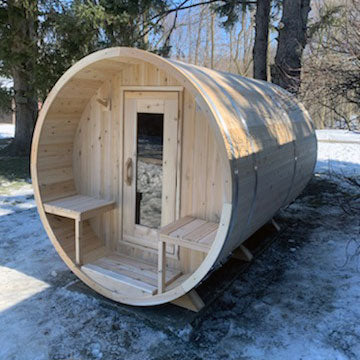 Leisurecraft Canadian Timber Serenity Barrel Sauna (Electric)