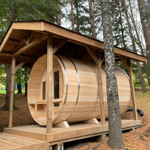 Leisurecraft Canadian Timber Tranquility Barrel Sauna (Electric)
