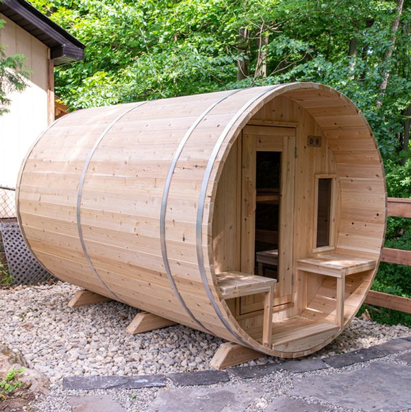 Leisurecraft Canadian Timber Tranquility Barrel Sauna (Electric)