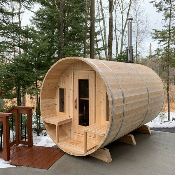 Leisurecraft Canadian Timber Tranquility Barrel Sauna (Electric)