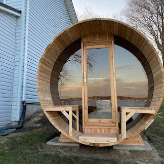Leisurecraft Tranquility MP Barrel Sauna (Wood Burning)