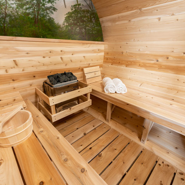 Leisurecraft Tranquility MP Barrel Sauna (Wood Burning)