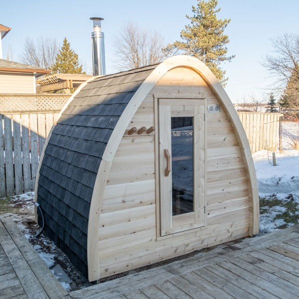 Leisurecraft Canadian Timber MiniPOD Sauna (Wood Burning)
