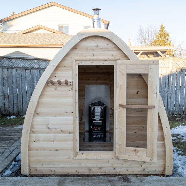 Leisurecraft Canadian Timber MiniPOD Sauna (Wood Burning)