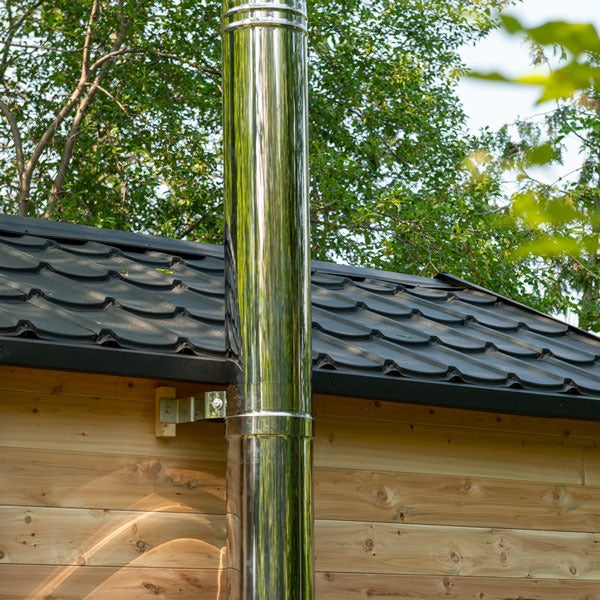 Leisurecraft Canadian Timber Georgian Cabin Sauna with Changeroom (Wood Burning)