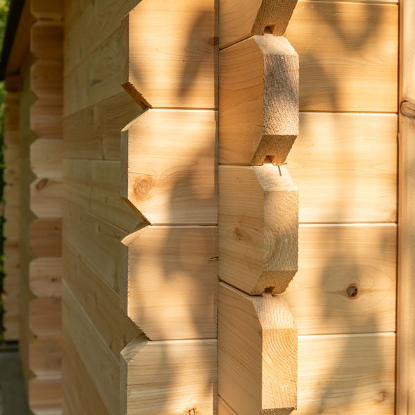 Leisurecraft Canadian Timber Georgian Cabin Sauna with Changeroom (Wood Burning)