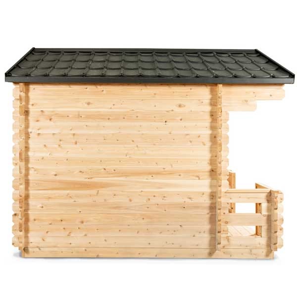 Leisurecraft Canadian Timber Georgian Cabin Sauna with Porch (Electric)