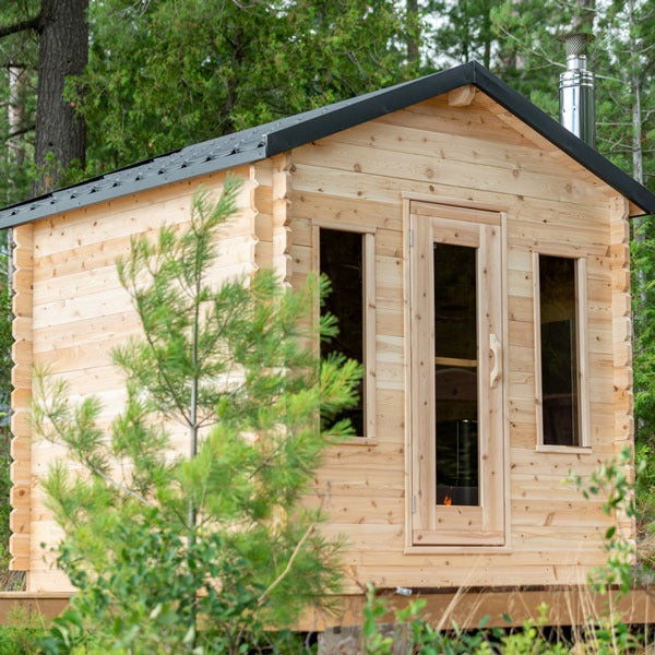 Leisurecraft Canadian Timber Georgian Cabin Sauna (Wood Burning)
