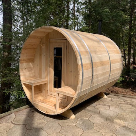 Leisurecraft  Canadian Timber Serenity Barrel Sauna (Electric)