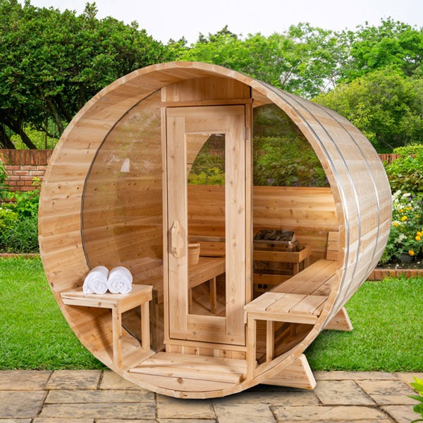 Leisurecraft  Serenity MP Barrel Sauna (Electric)