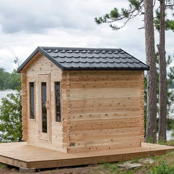 Leisurecraft Canadian Timber Georgian Cabin Sauna (Electric)