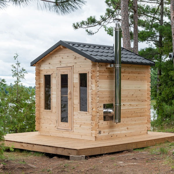 Leisurecraft Canadian Timber Georgian Cabin Sauna (Wood Burning)
